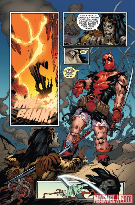 DEADPOOL: MERC WITH A MOUTH #11 preview art by Bong Dazo