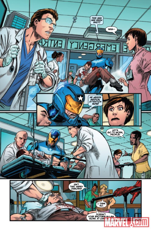 AMAZING SPIDER-MAN PRESENTS: AMERICAN SON #2 preview art by Philippe Briones