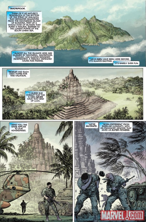 X-WOMEN #1 preview art by Milo Manara