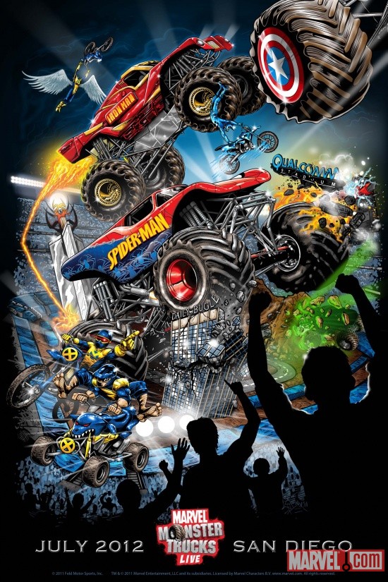 Marvel Monster Trucks Live