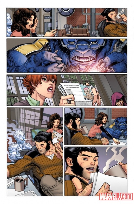 Wolverine & The X-Men #4 Preview Art by Nick Bradshaw