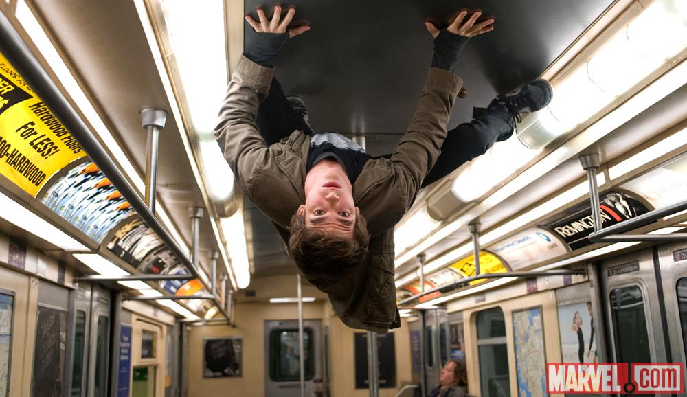 Andrew Garfield as Spider-Man/Peter Parker in The Amazing Spider-Man
