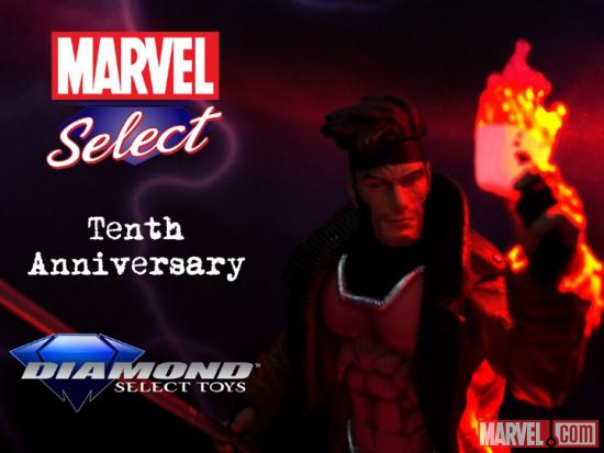 Marvel Select 10th Anniversary Gambit Contest Image