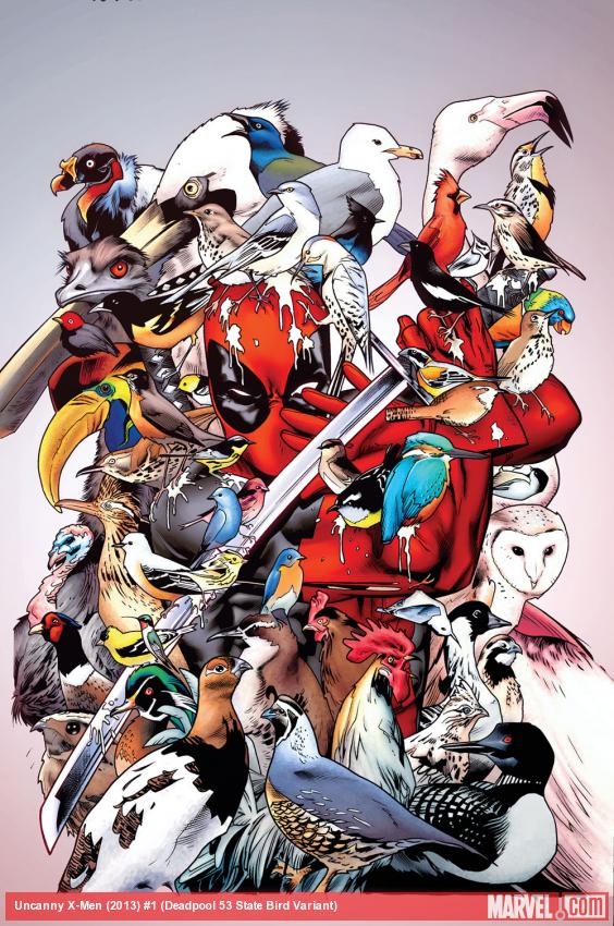 Uncanny X-Men (2013) #1 variant cover by Stuart Immonen