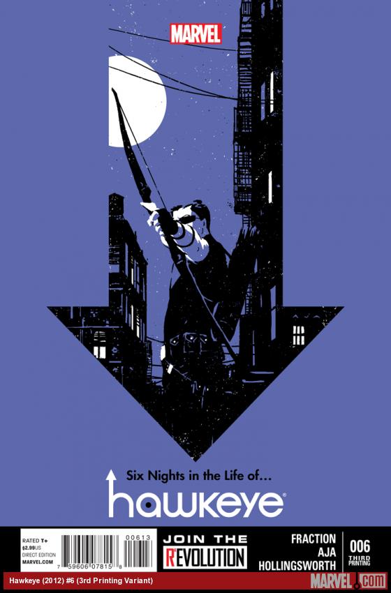 Hawkeye (2012) #6 (3rd Printing Variant)