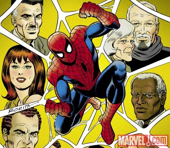 Image Featuring J. Jonah Jameson, May Parker, Robbie Robertson, Spider-Man