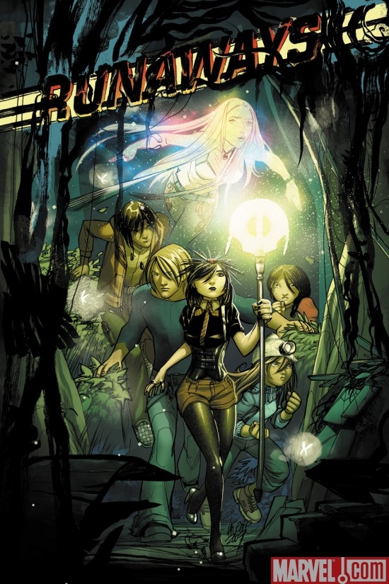 RUNAWAYS #11 cover by David Lafuente