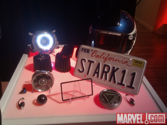 Iron Man 2 props at LG's Augment Your Reality event in NYC