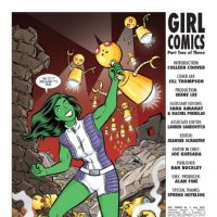 GIRL COMICS #2 preview art by Colleen Coover