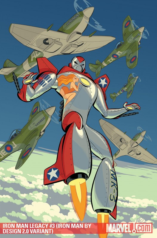 Iron Man Legacy (2010) #3 (IRON MAN BY DESIGN 2.0 VARIANT)