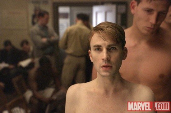 Chris Evans stars in Captain America: The First Avenger