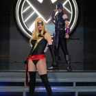 San Diego Comic-Con 201: Miracole & Chris Burns as Ms. Marvel and Hawkeye