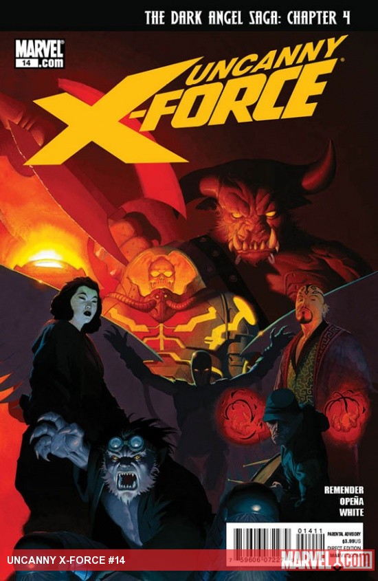 Uncanny X-Force #14 Cover Art by Jerome Opeña