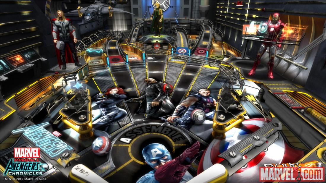 Screenshot from Marvel Pinball: Avengers Chronicles