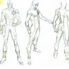 Pencil art of Cyclops from the Wolverine anime