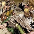 Preview art for ASSAULT ON NEW OLYMPUS #1 by Rodney Buchemi.