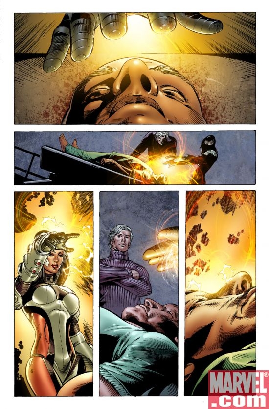 Interior page from X-Men: Legacy #209