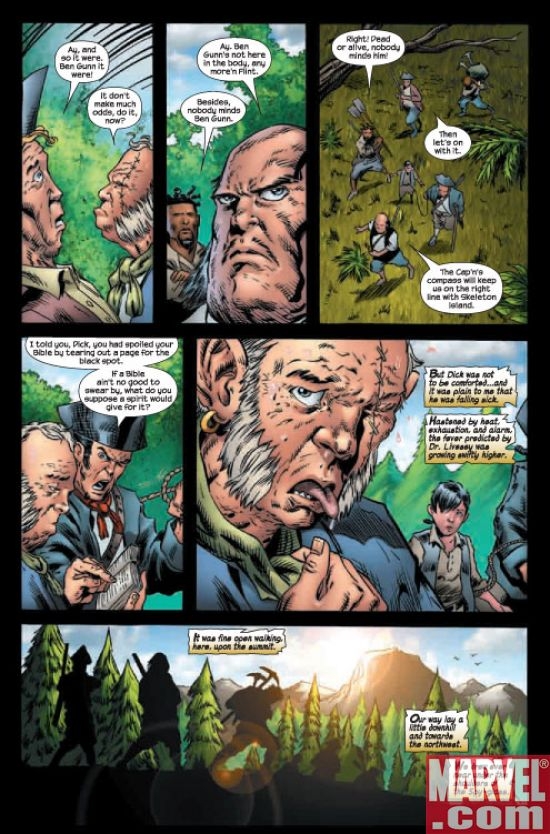 Marvel Illustrated: Treasure Island #6, page 3