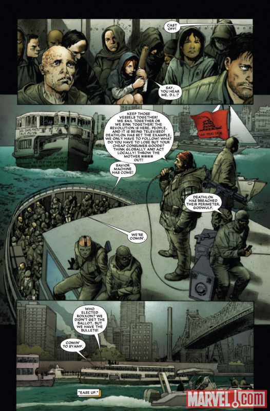 DEATHLOK #7 Art by Lan Medina