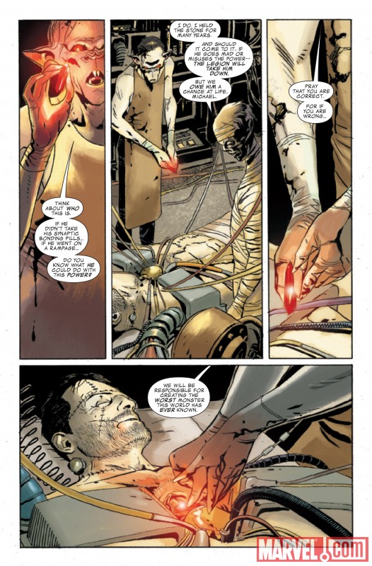 FRANKEN-CASTLE #17 preview art by Roland Boschi