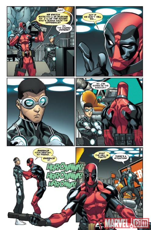 DEADPOOL #24 preview art by Carlo Barberi