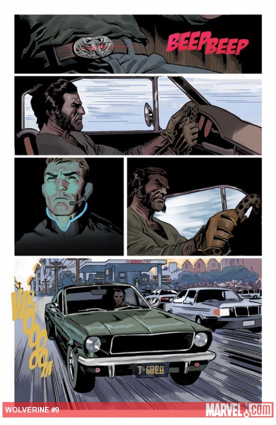 Wolverine (2010) #9 preview art by Daniel Acuna