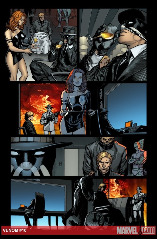Venom (2011) #10 preview art by Lan Medina