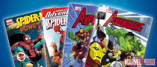 The new Marvel Kids site