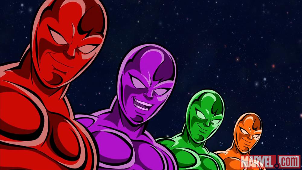 Dark Surfer multiplies himself in The Super Hero Squad Show