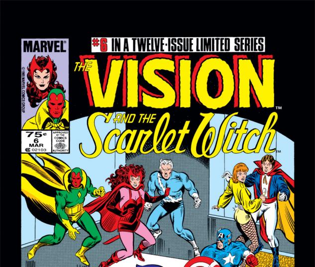 Vision and the Scarlet Witch (1985) #6 Cover