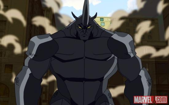 The Rhino makes his presence known in Ultimate Spider-Man