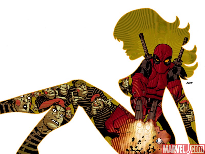 DEADPOOL #900 cover by Dave Johnson