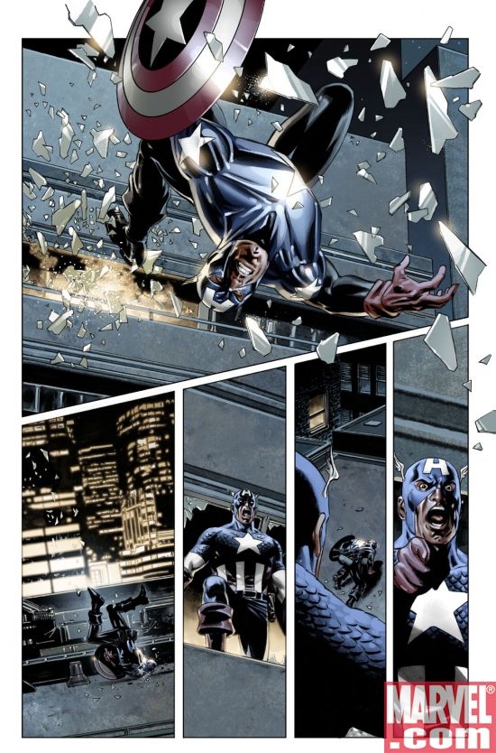 CAPTAIN AMERICA #40 interior art