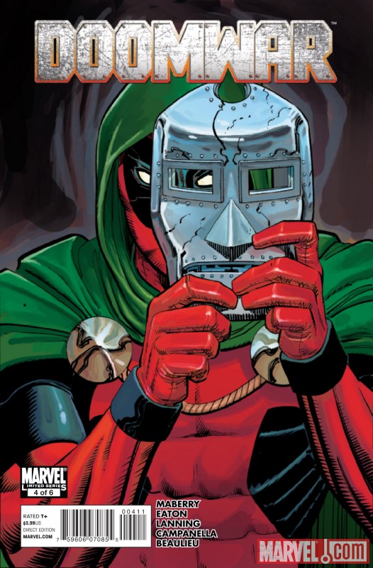 DOOMWAR #4 cover by John Romita Jr