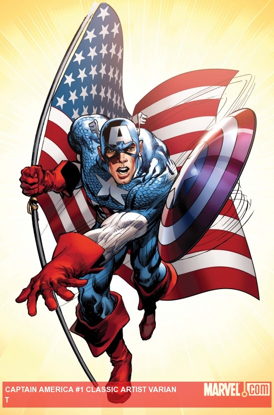 Captain America #1 Adams Variant cover
