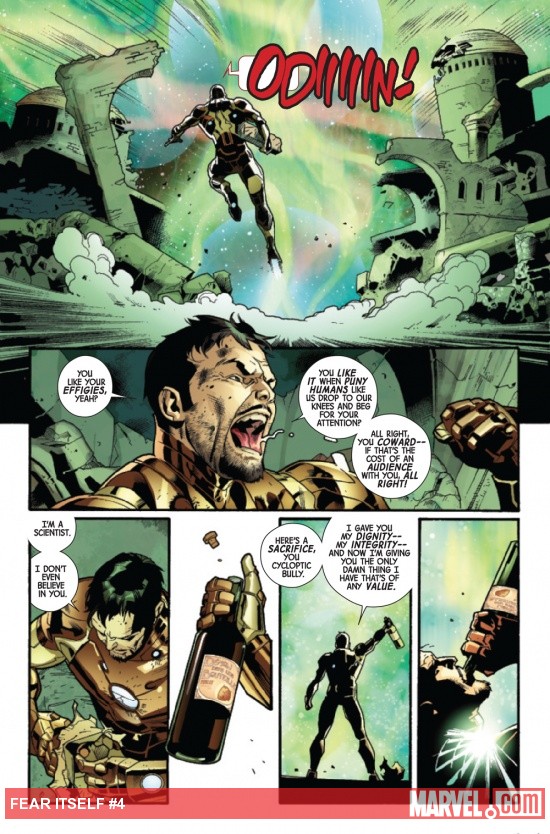 Fear Itself #4 page by Stuart Immonen