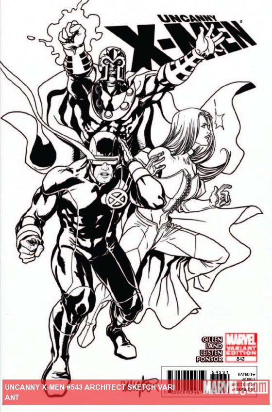 Uncanny X-Men (1981) #543 (Architect Sketch Variant)