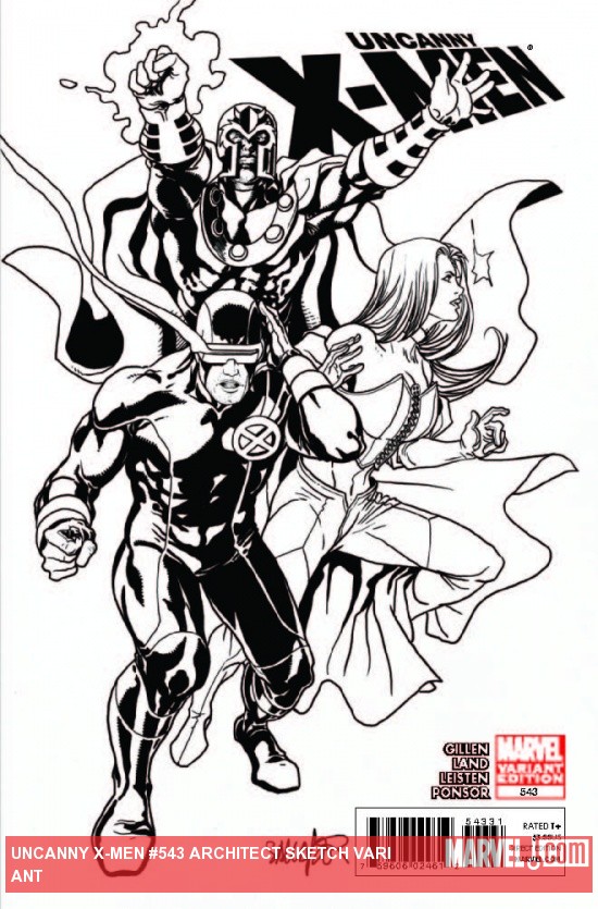 UNCANNY X-MEN 543 ARCHITECT SKETCH VARIANT (FI)