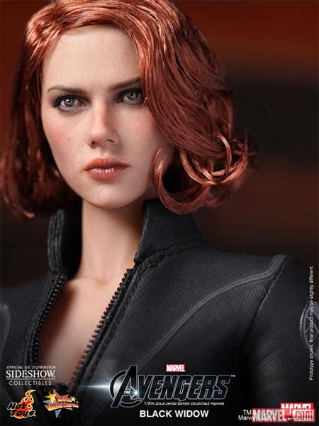 Black Widow figure from Hot Toys