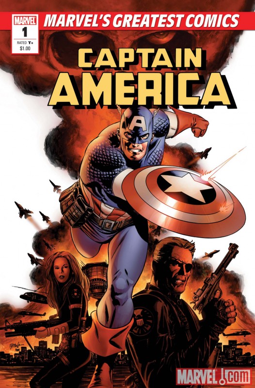Image Featuring Captain America, Sharon Carter