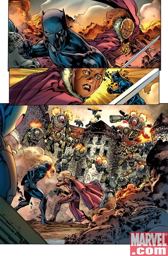 BLACK PANTHER #2 preview art by Ken Lashley