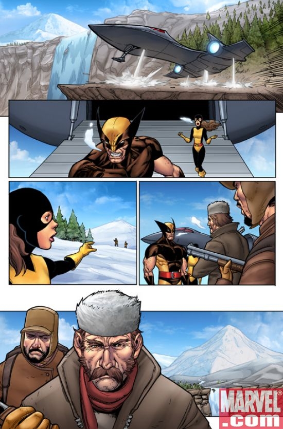 WOLVERINE: FIRST CLASS #3 preview art by Salvador Espin