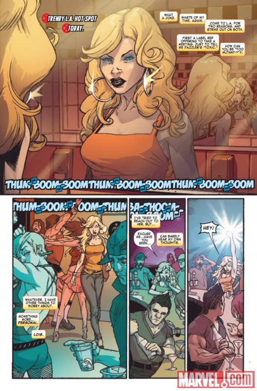 DAZZLER #1 preview art by Kalman Andrasofszky