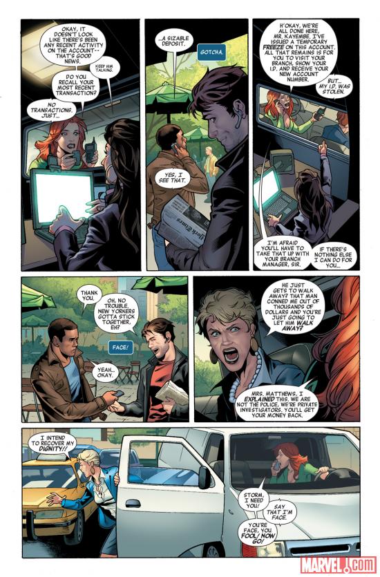 Castle: Richard Castle's Storm Season preview page by Emanuela Lupacchino