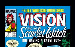 Vision and the Scarlet Witch (1985) #4 Cover