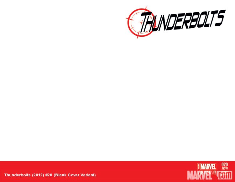 Thunderbolts (2012) #20 (Blank Cover Variant)