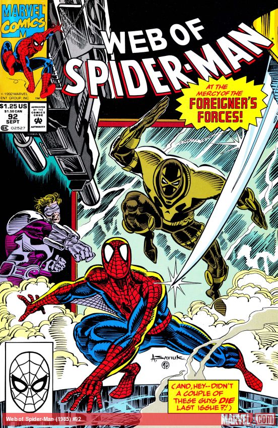 Web of Spider-Man (1985) #92
