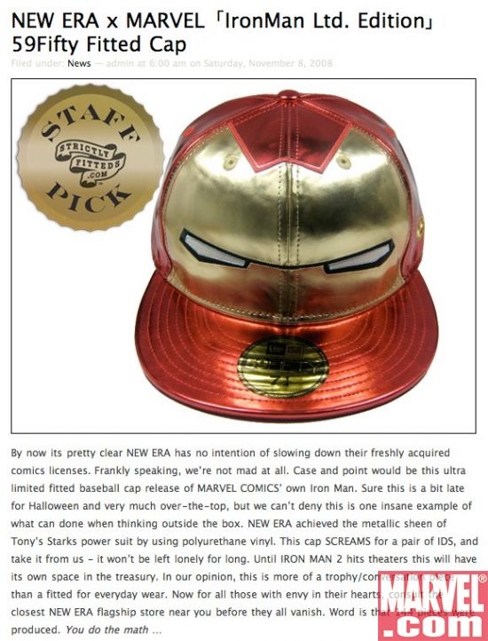 Iron Man New Age Cap