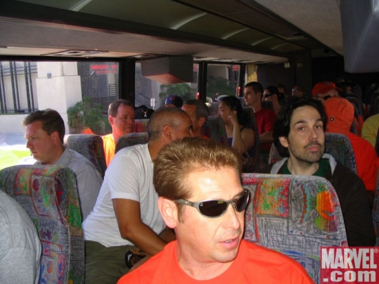 The ride to the field