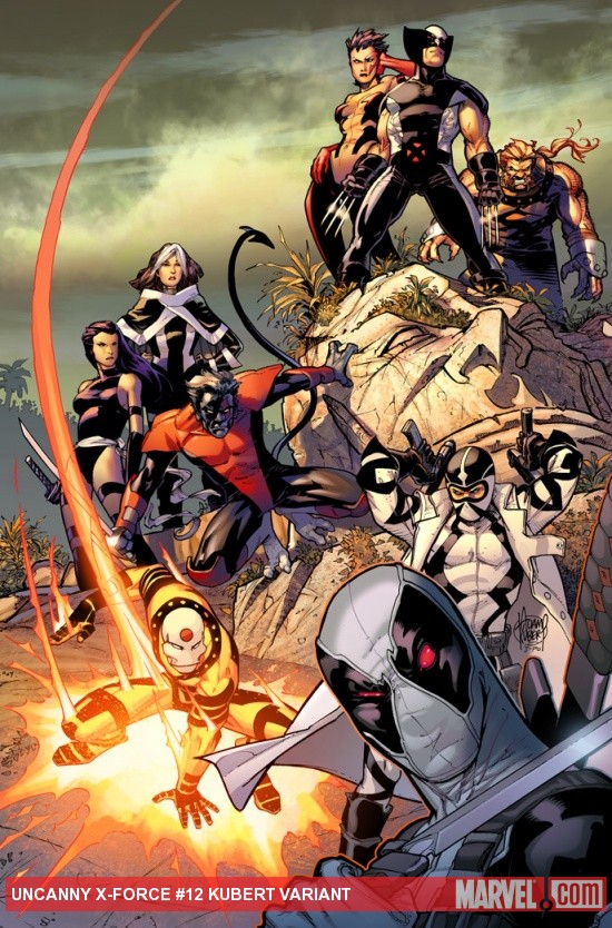 Uncanny X-Force #12 variant cover by Adam Kubert